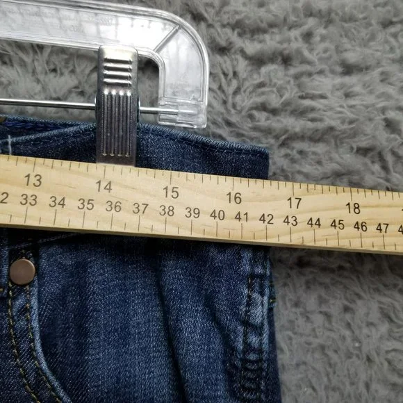 Wrangler Jeans Mens 33x30 Retro Dark Wash Stretch Mid Rise Slim Boot - Picture 6 of 16